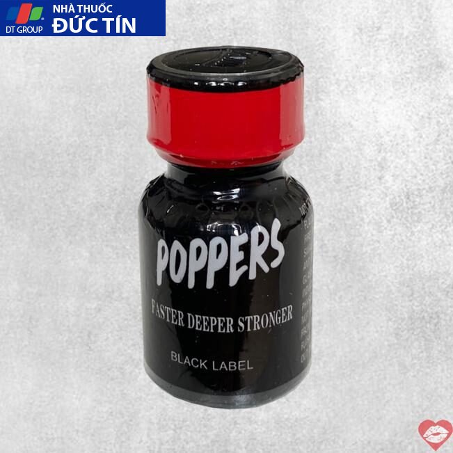 Popper Faster Deeper Stronger Black Label 10ml dành cho Top Bot chính hãng PWD Mỹ 13 popper faster deeper stronger black label 10ml danh cho top bot chinh hang pwd my 1