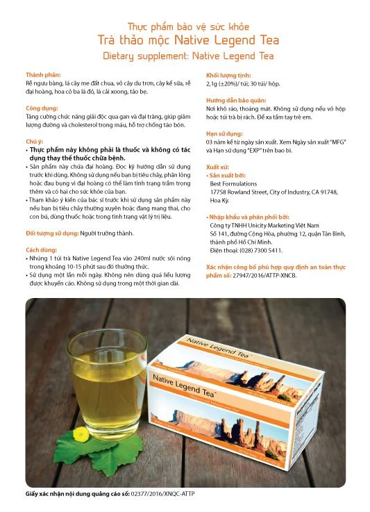 product unicity legend