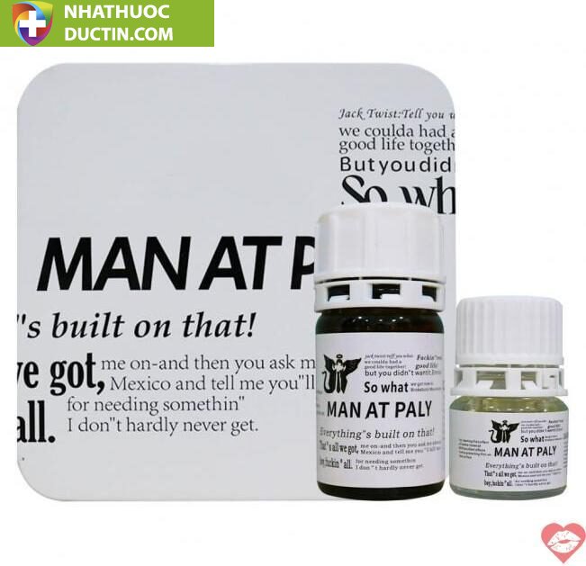 Combo chai hít tăng khoái cảm Popper P.R.C Man At Play Trắng - Chai 40ml + 20ml 4 set chai hit tang khoai cam popper prc man at play trang chai 40ml 20ml