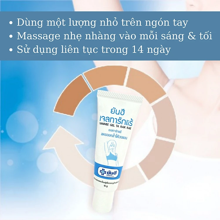 Gel Trắng Nách Ngừa Thâm Ngừa Hôi Nách Yanhee Gel Ta Rak Rae (10g) 16 thannch9