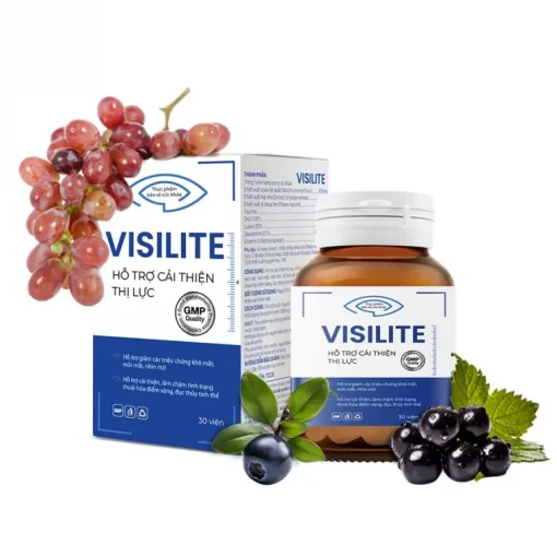 Combo 3 hộp Viên uống Visilite cải thiện thị lực, giảm mờ mắt (30 viên) 17 visi1