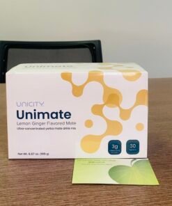 Alternative view of Unimate vị chanh gừng Unimate Lemon Ginger Unicity Hỗ Trợ Tăng Cường Năng Lượng và Chống Lão Hóa
