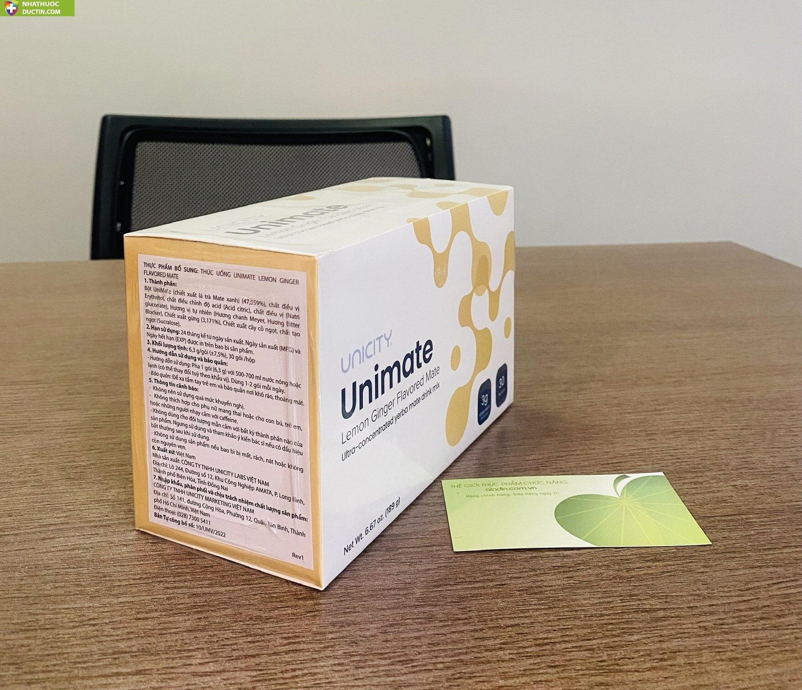Unicity Unimate Lemon Ginger Chanh gừng Hỗ trợ tăng cường trí não 12 11486 unicity unimate lemon ginger3