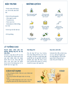 Loi ich cua Unimate chanh gung lemon ginger Unicity tang cuong tap trung tinh tao va suc khoe nao bo 4 4