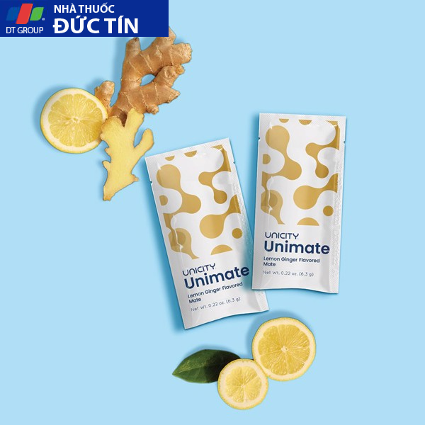 Unimate Trà Vị Chanh Gừng 24 Unimate Lemon Ginger Flavored Mate