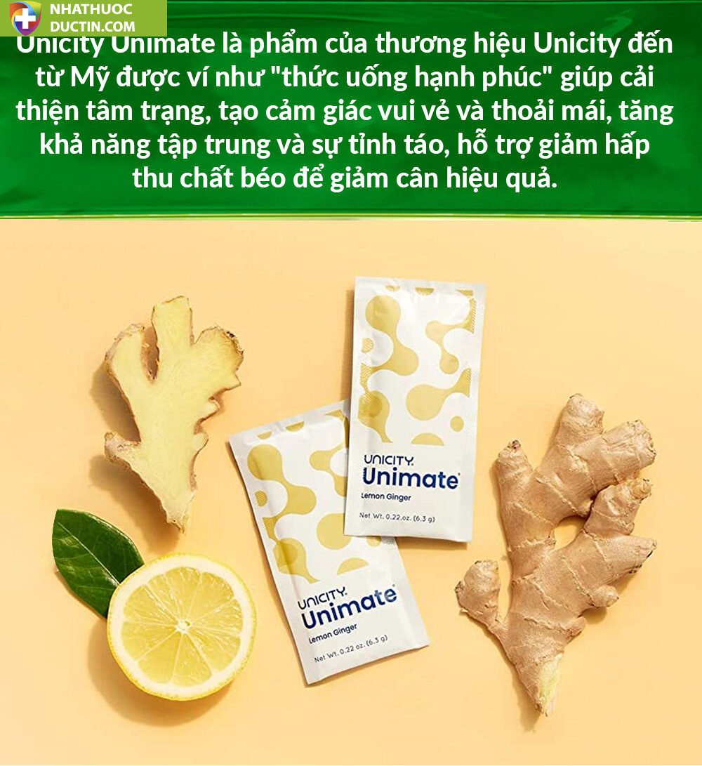 Trà Unimate Chanh Gừng - Tăng cường tỉnh táo, sự tập trung, sức bền, chống oxy hóa và đốt mỡ tự nhiên 13 Unimate Tra Vi Chanh Gung 03 1