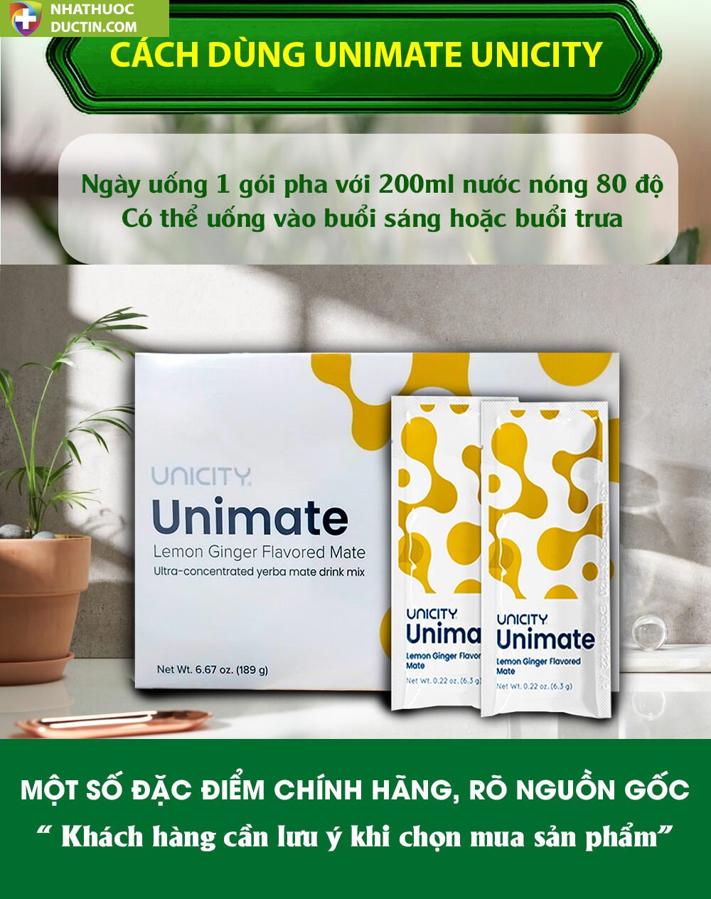 Trà Unimate Chanh Gừng - Tăng cường tỉnh táo, sự tập trung, sức bền, chống oxy hóa và đốt mỡ tự nhiên 10 Unimate Tra Vi Chanh Gung 07 2