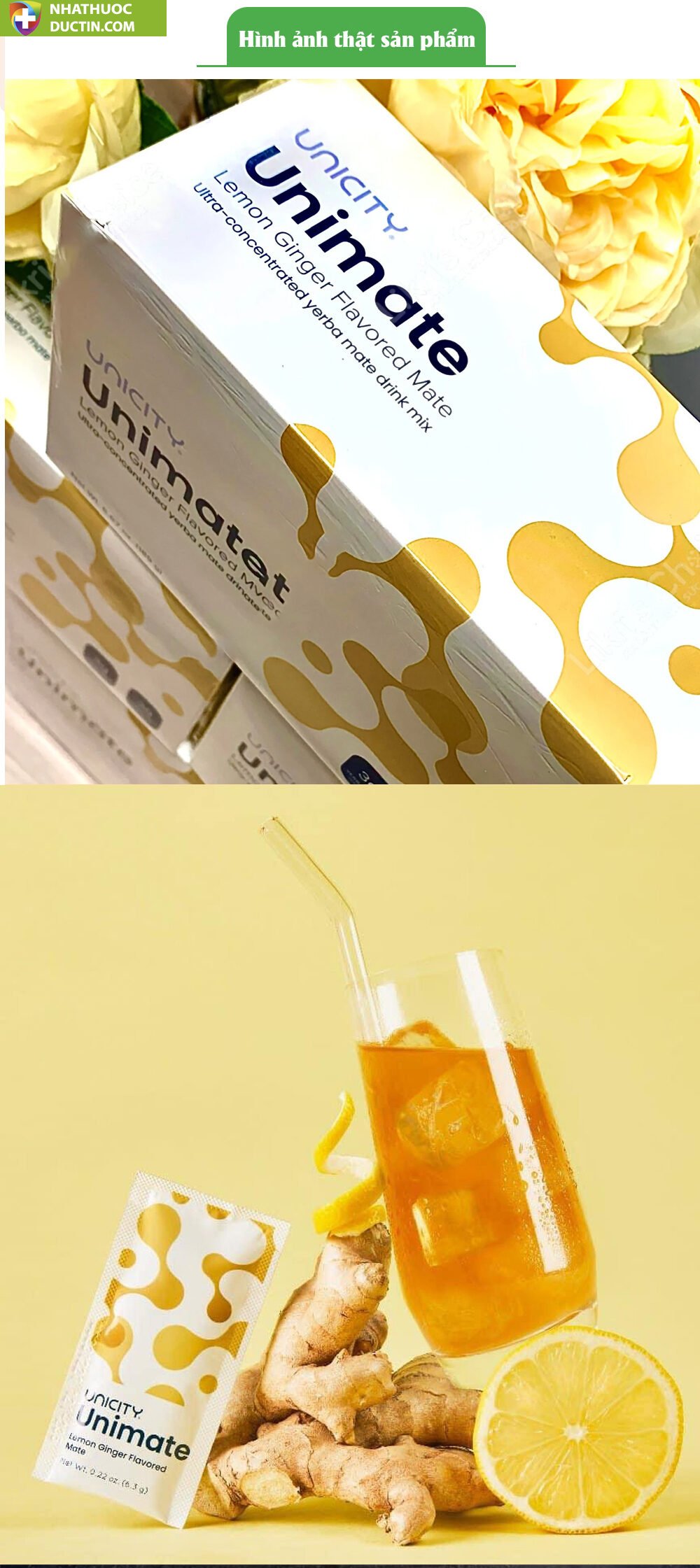 Trà Unimate Chanh Gừng - Tăng cường tỉnh táo, sự tập trung, sức bền, chống oxy hóa và đốt mỡ tự nhiên 7 Unimate Tra Vi Chanh Gung 10