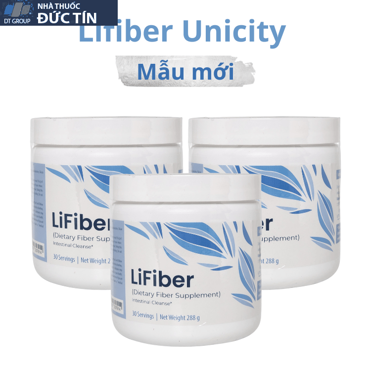 LiFiber Unicity bổ sung chất xơ tự nhiên giúp cải thiện sức khỏe đường tiêu hóa mẫu mới 28 Xo Unicity chinh hang mau moi 2