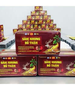 Sâm Nhung Bổ Thận [Hộp Thiếc 60 Viên] - Giúp tăng cường sinh lực, sinh lý nam, giảm đau lưng mỏi gối