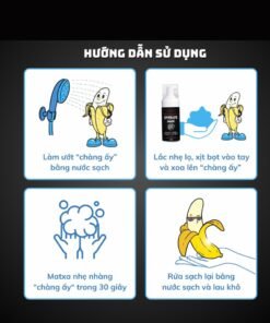 Alternative view of Bọt Vệ Sinh Nam Overate Mát Lạnh 100ml - Dung dịch vệ sinh nam, vệ sinh nam mát lạnh chiết xuất thảo dược