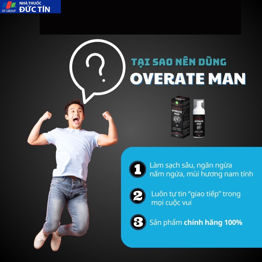 Bọt Vệ Sinh Nam Overate Mát Lạnh 100ml - Dung dịch vệ sinh nam, vệ sinh nam mát lạnh chiết xuất thảo dược 25 bot5