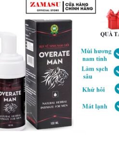 Bọt Vệ Sinh Nam Overate Mát Lạnh 100ml - Dung dịch vệ sinh nam, vệ sinh nam mát lạnh chiết xuất thảo dược