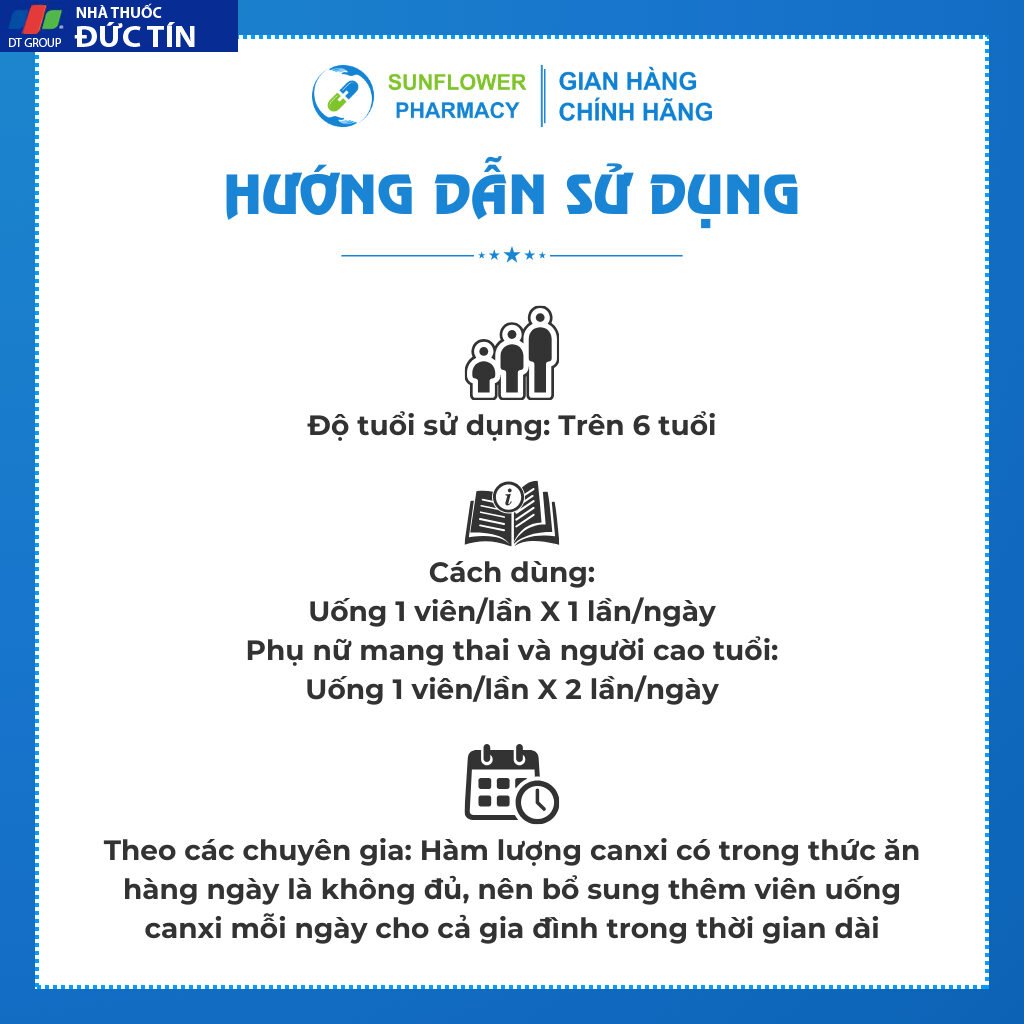 Viên Uống Canxi, Vitamin D3, Vitamin K2 Cho Cả Gia Đình, Người Cao Tuổi, Phụ Nữ Mang Thai Và Cho Con Bú CAlCI MK7 PLUS 60 Viên 15 can5