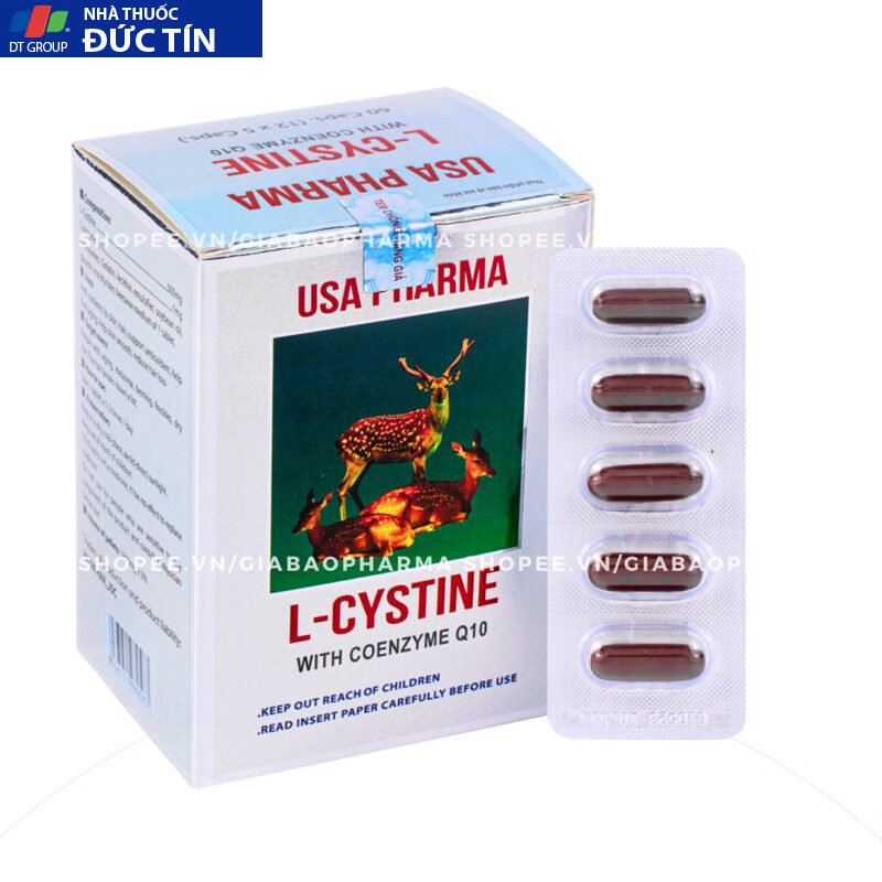 Viên uống L cystine 500mg làm đẹp da, giảm rụng tóc, giảm thâm sạm da chính hãng (1 hộp/60 viên) 17 duoc2