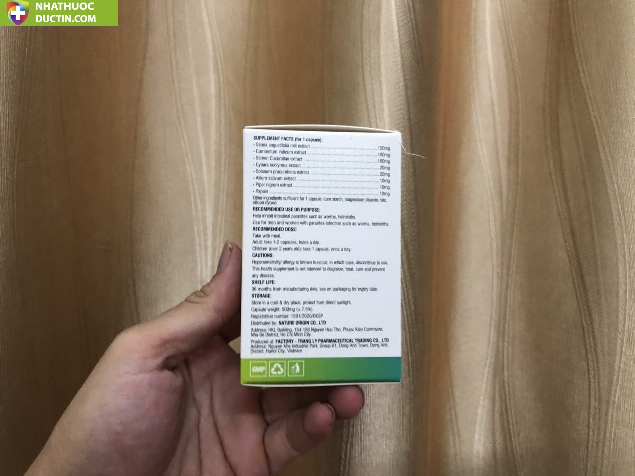 Viên Uống ECOCLEAN Hộp 20 viên - giúp ức chế ký sinh trùng đường ruột 15 eco3