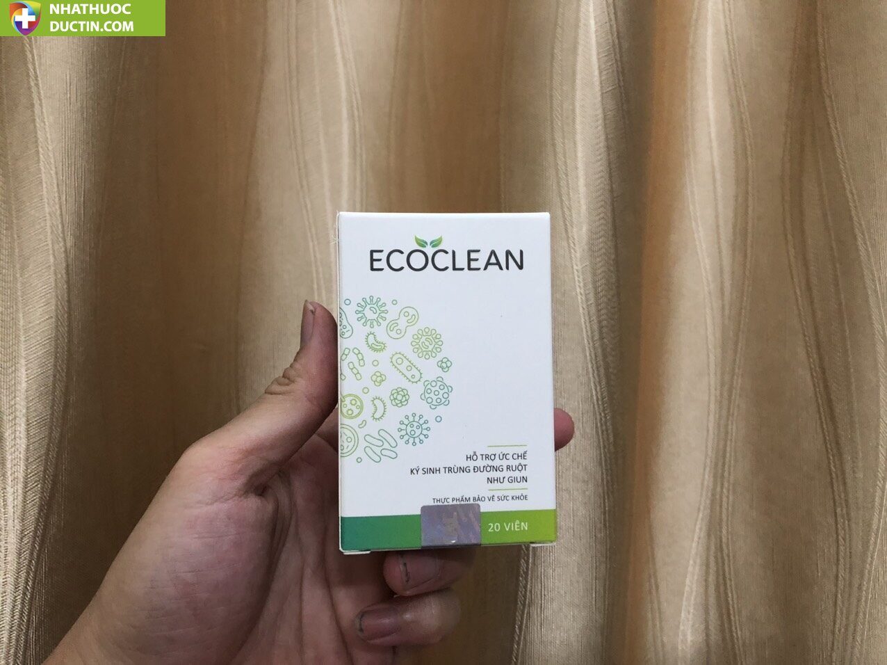 Viên Uống ECOCLEAN Hộp 20 viên - giúp ức chế ký sinh trùng đường ruột 14 eco4