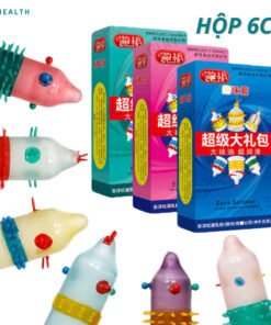Bao cao su GAI BI Extra Sensitive Runbo TĂNG KHOÁI CẢM Siêu mỏng có nhiều Gel bôi trơn Kéo dài quan hệ Đôn 6C - Omi 7 gaibi1