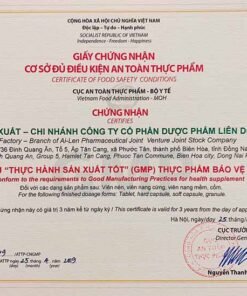 Viên Uống Prostanix Hỗ Trợ Điều Trị U Xơ Tiền Liệt Tuyến | Hộp 30 Viên 15 giay chung nhan an toan thuc pham 1