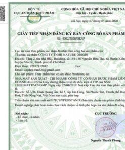 Viên Uống Prostanix Hỗ Trợ Điều Trị U Xơ Tiền Liệt Tuyến | Hộp 30 Viên 16 giay tiep nhan dang ky cong bo sp