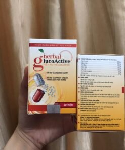 Alternative view of Combo 20 hộp Viên Uống Herbal Glucoactive Hỗ Trợ Ổn Định Đường Huyết