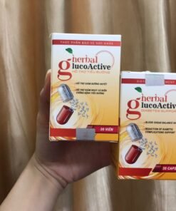 Combo 20 hộp Viên Uống Herbal Glucoactive Hỗ Trợ Ổn Định Đường Huyết