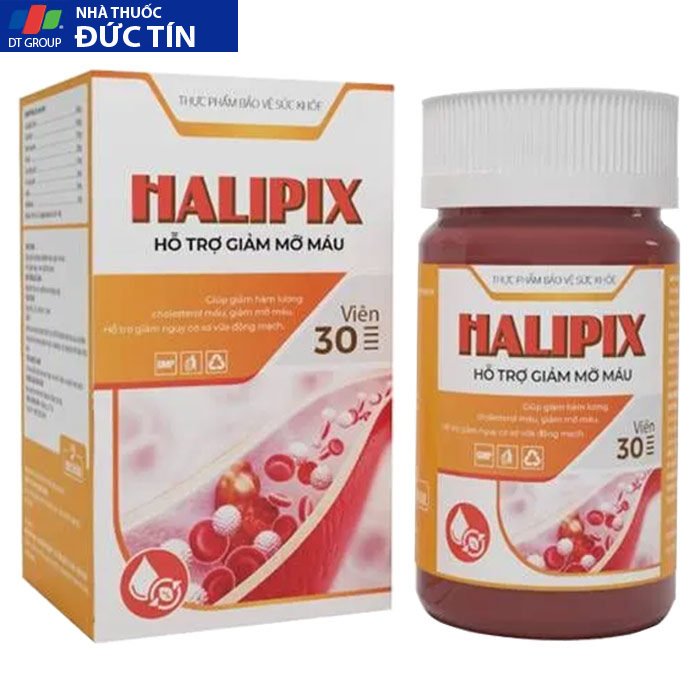 Halipix, hỗ trợ giảm hàm lượng cholesterol máu, hỗ trợ giảm mỡ máu 10 hapanix 1