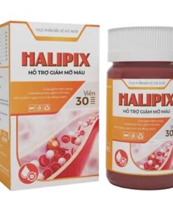 Halipix, hỗ trợ giảm hàm lượng cholesterol máu, hỗ trợ giảm mỡ máu