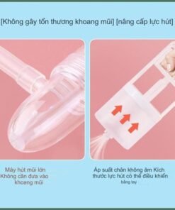 Alternative view of [Loại 1]Dụng cụ hút mũi kéo tay thế hệ mới, chất liệu nhựa nguyên sinh, lực hút mạnh, an toàn cho bé