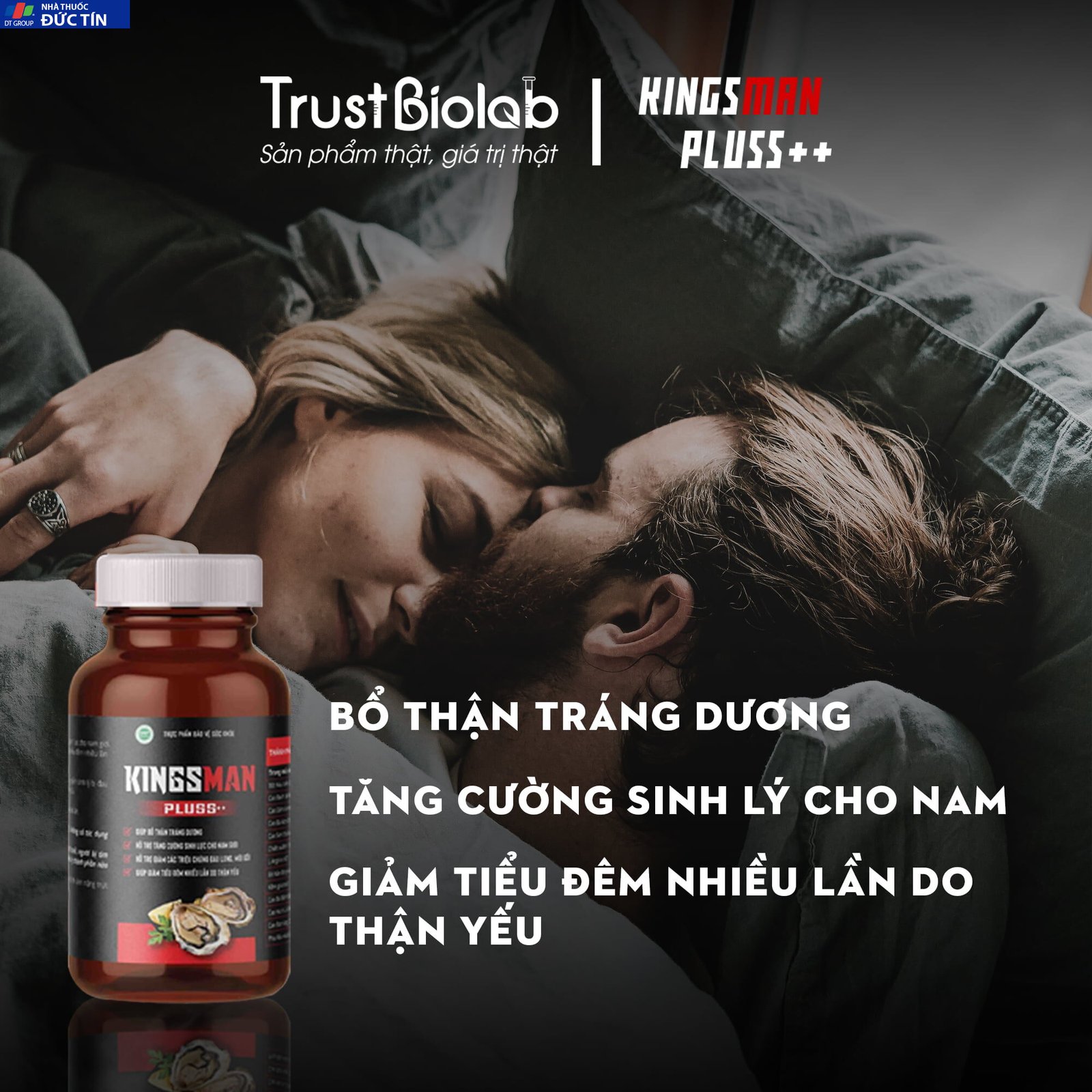 KINGSMAN Pluss++ Thực phẩm bảo vệ sức khỏe, Tăng cường sinh lực cho nam giới chính hãng 13 kingmen4