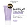Lăn khử mùi Grace & Glow Black Opium Smooth Deodorant Serum sáng da ngăn ngừa mồ hôi với Niacinamide và AHA