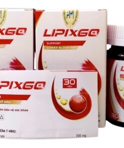Combo 24 hộp lipixgo, viên uống hỗ trợ giảm mỡ máu 10 li3 3