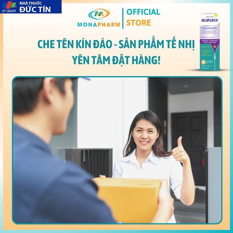 Dung Dịch Vệ Sinh Nam Nữ Hupavir Sinecatechin Clean HPV Giảm Sùi Mào Gà, Ngừa Viêm Làm Sạch An Toàn Cho Mẹ Bầu 120ml 22 mona7