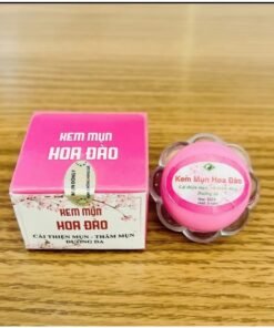 Kem Mụn Đông Y Hoa Đào-Kem Chấm Mụn - Mờ Thâm , Sạch Nám,Trắng Da- Kem mụn hoa đào 9 mun3