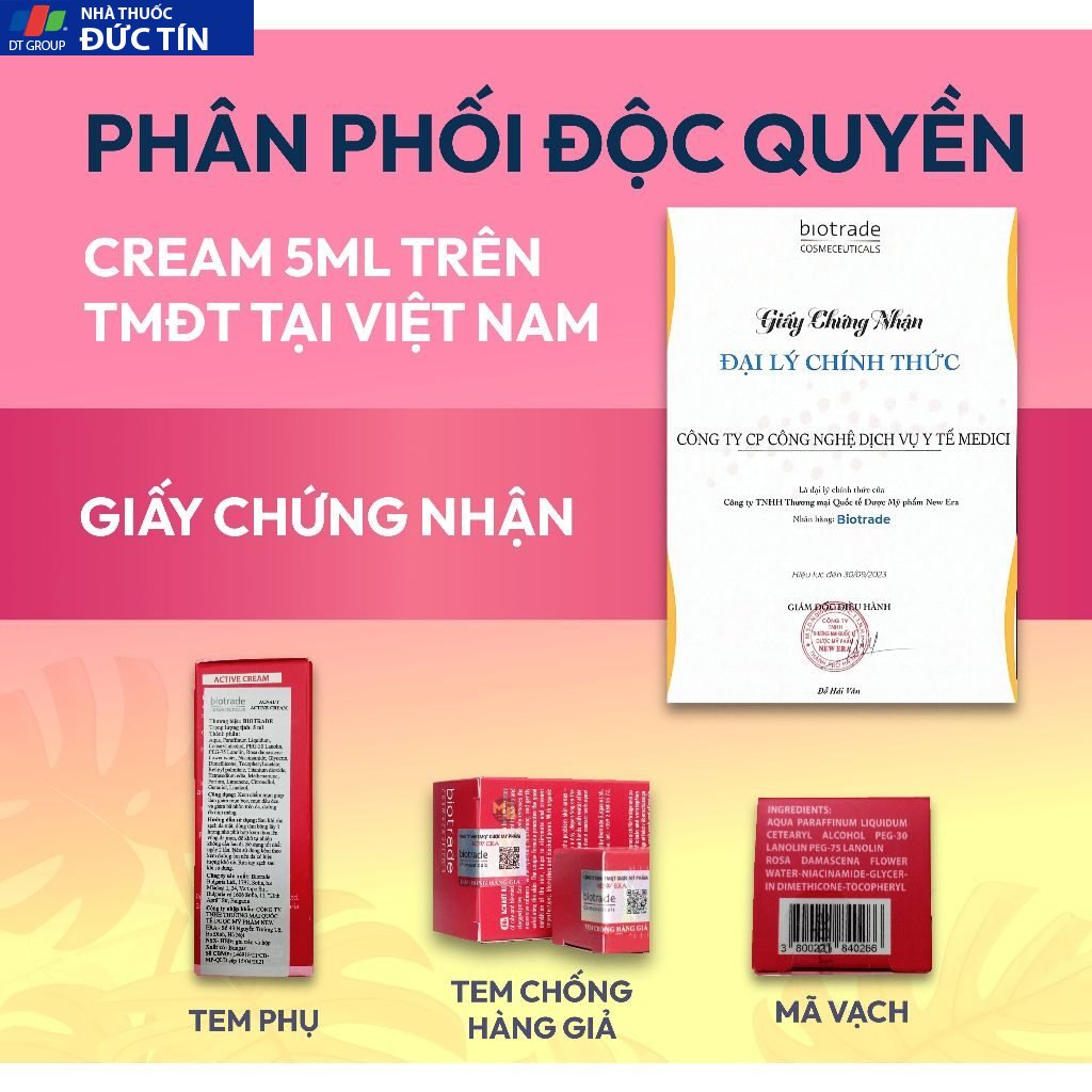Kem Chấm Mụn giảm mụn bọc, mụn viêm, mụn nội tiết BIOTRADE ACNAUT ACTIVE CREAM/LOTION 16 mun4 1