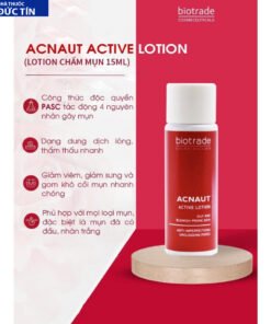 Kem Chấm Mụn giảm mụn bọc, mụn viêm, mụn nội tiết BIOTRADE ACNAUT ACTIVE CREAM/LOTION 13 mun6