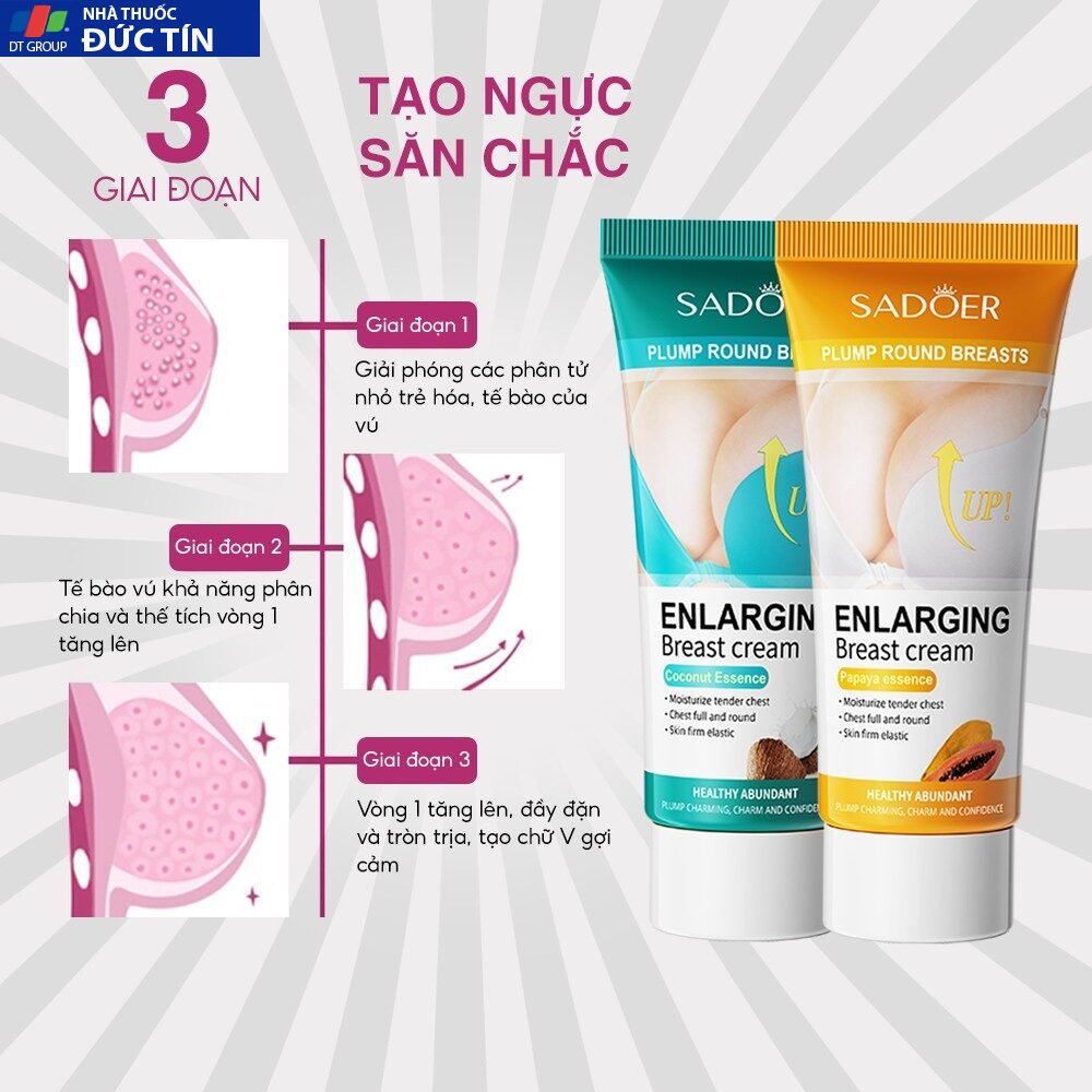 Kem nở ngực làm săn chắc ngực toàn diện giúp nâng ngực đầy đặn, tự nhiên, hỗ trợ săn chắc vòng một thêm tự tin 60g 26 nonguc3 1
