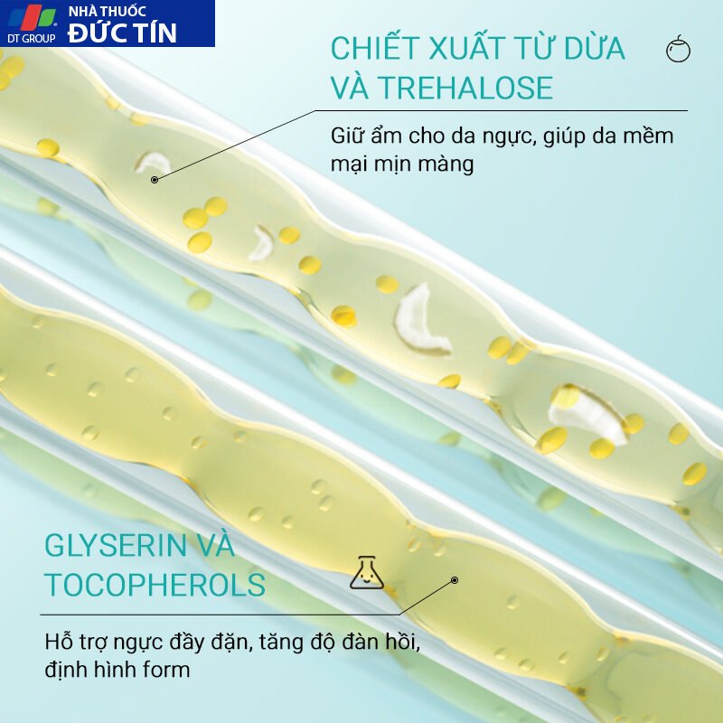 Kem nở ngực làm săn chắc ngực toàn diện giúp nâng ngực đầy đặn, tự nhiên, hỗ trợ săn chắc vòng một thêm tự tin 60g 24 nonguc5 1