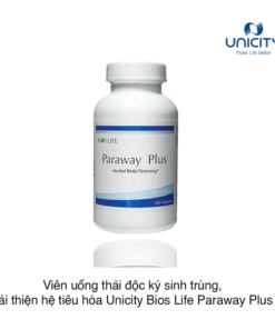 Viên uống thải độc ký sinh trùng, cải thiện hệ tiêu hóa Unicity Bios Life Paraway Plus (120 viên)