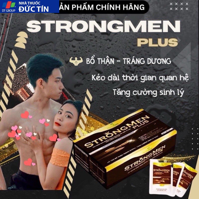 Tăng Cường Sinh Lý Nam Giới STRONG MEN PLUS, Chống Xuất Tinh Sớm, Bổ Thận Tráng Dương 18 strong1
