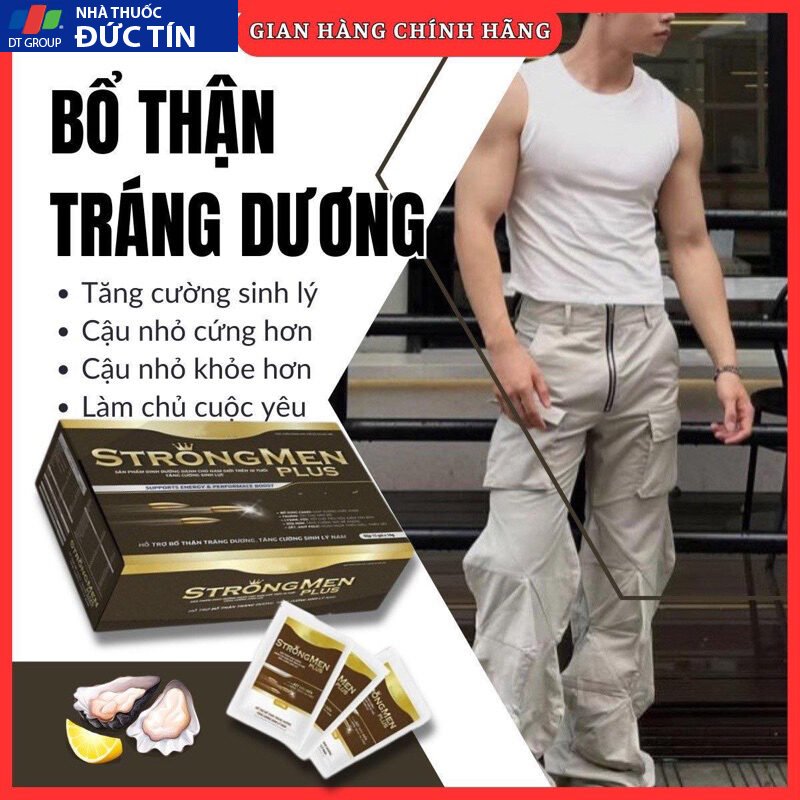 Tăng Cường Sinh Lý Nam Giới STRONG MEN PLUS, Chống Xuất Tinh Sớm, Bổ Thận Tráng Dương 16 strong4