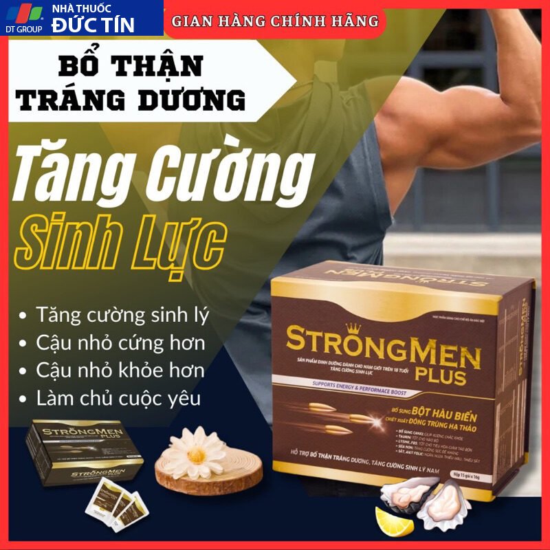 Tăng Cường Sinh Lý Nam Giới STRONG MEN PLUS, Chống Xuất Tinh Sớm, Bổ Thận Tráng Dương 15 strong5