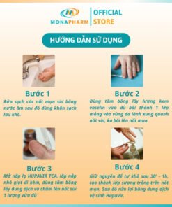 Dung Dịch Chấm Sùi Mào Gà HUPAVIR TCA 80 Hỗ Trợ Giảm Mụn Cơm, Mụn Cóc, Gai Sinh Dục, Hạt Ngọc Cho Nam Nữ- Lọ 10ml 16 sui6 2