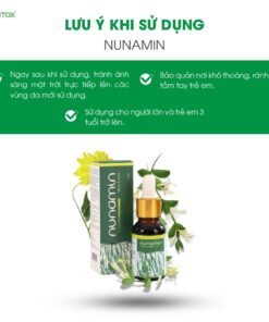 Tinh chất xoá Mụn cóc, Mụn cơm, Mắt cá chân, Chai chân, Mụn thịt, Mụn ruồi chiết suất từ thảo mộc - NUNAMIN SERUM 15ML 15 sui6 3