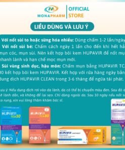 Dung Dịch Chấm Sùi Mào Gà HUPAVIR TCA 80 Hỗ Trợ Giảm Mụn Cơm, Mụn Cóc, Gai Sinh Dục, Hạt Ngọc Cho Nam Nữ- Lọ 10ml 18 sui8