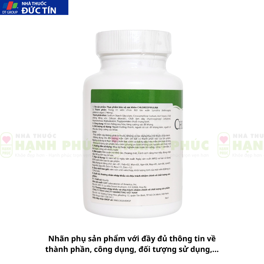 Tảo Unicity Chlorospirulina hỗ trợ cải thiện sức khỏe, tăng cường hệ miễn dịch 23 tao3