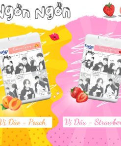 Xịt thơm miệng Feelex Kissing Spray hương vị tự nhiên the mát nhiều mùi hương - 15ml 19 thom10