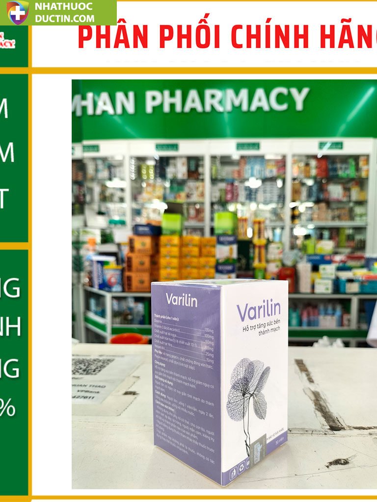 Varilin đối với bệnh suy giãn tĩnh mạch giúp phục hồi chức năng của tĩnh mạch và mạch máu 30V 29 va3 1