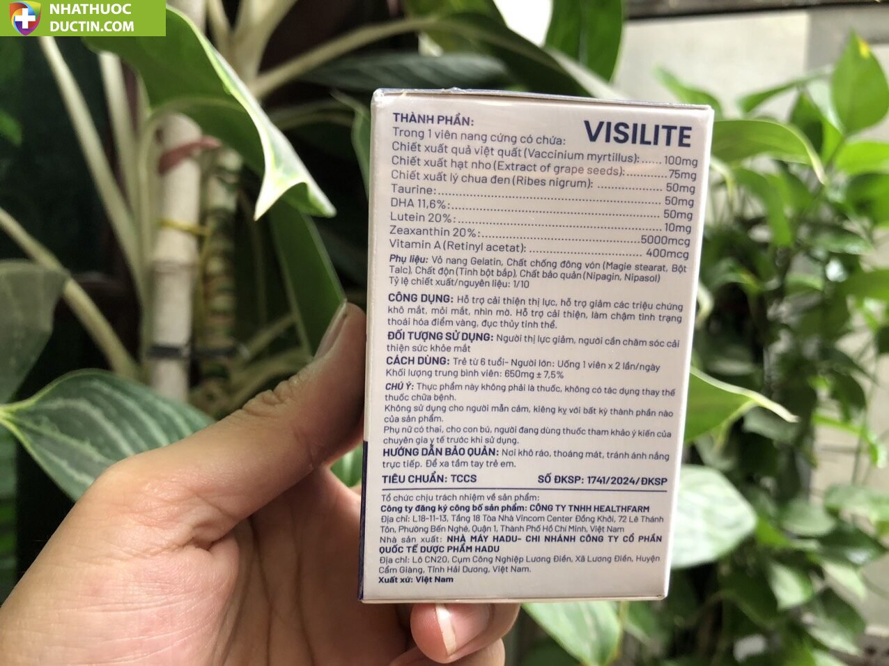 Viên uống Bổ mắt Visilite – cải thiện thị lực, giảm mờ mắt 19 vis4