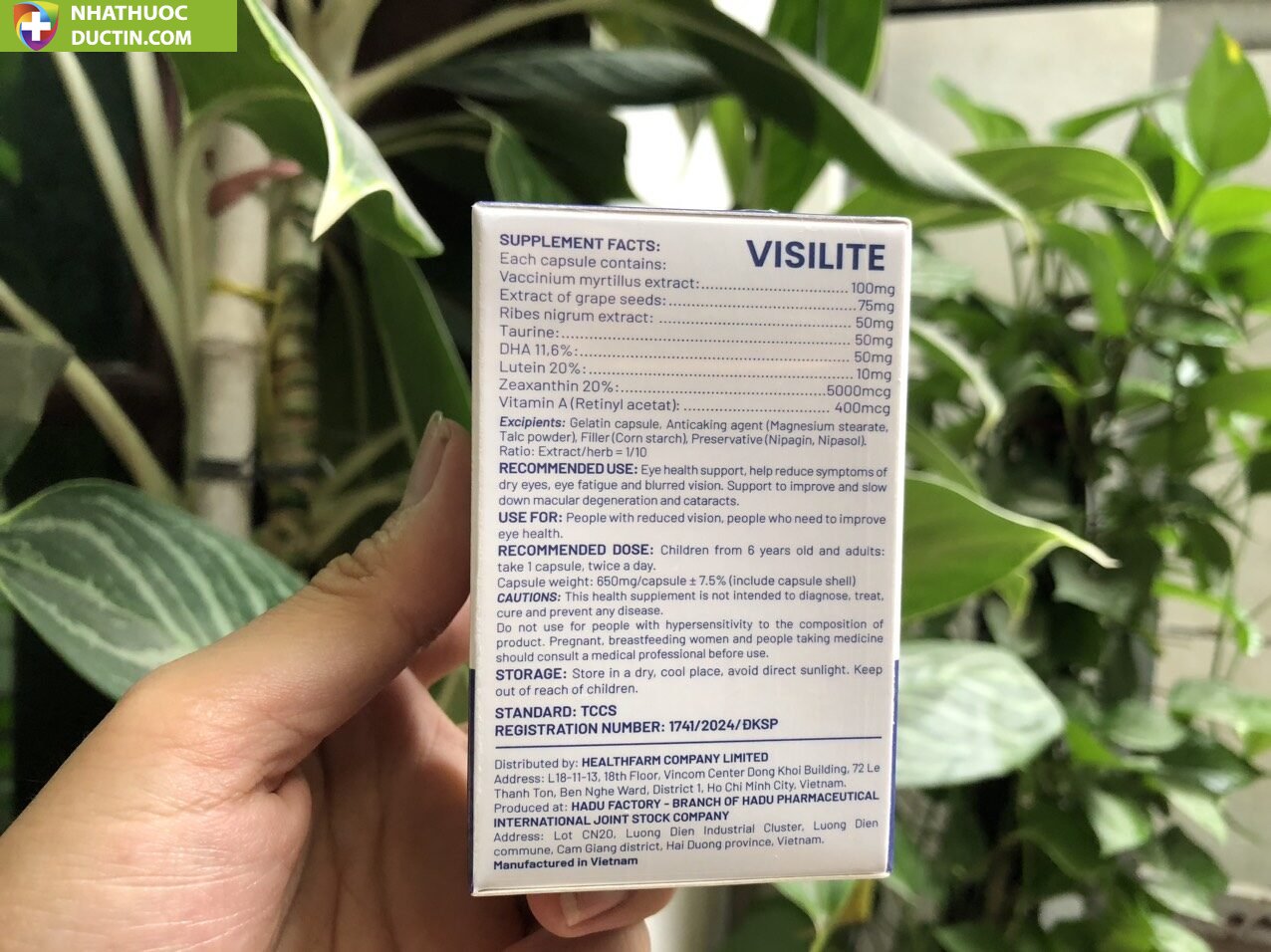 Viên uống Bổ mắt Visilite – cải thiện thị lực, giảm mờ mắt 14 visi5